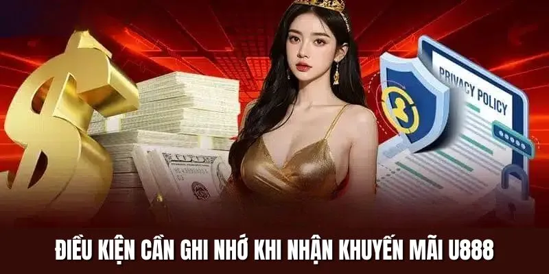 Điều kiện cần ghi nhớ khi nhận khuyến mãi U888