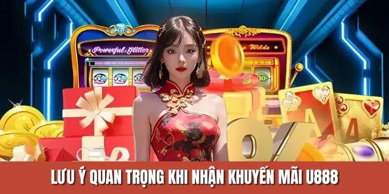 Lưu ý quan trọng khi nhận khuyến mãi U888